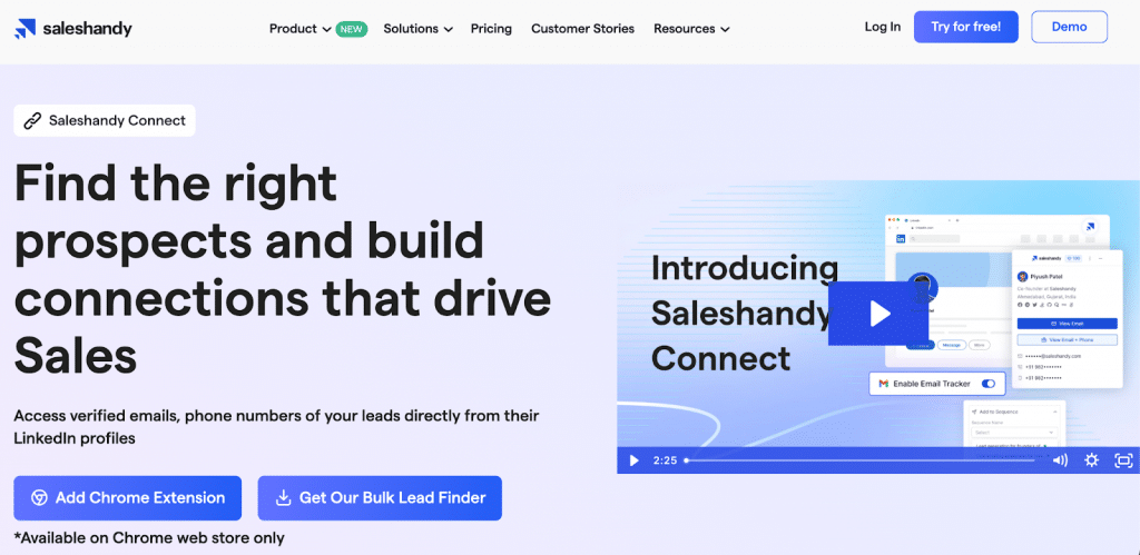 saleshandy email finder linkedin