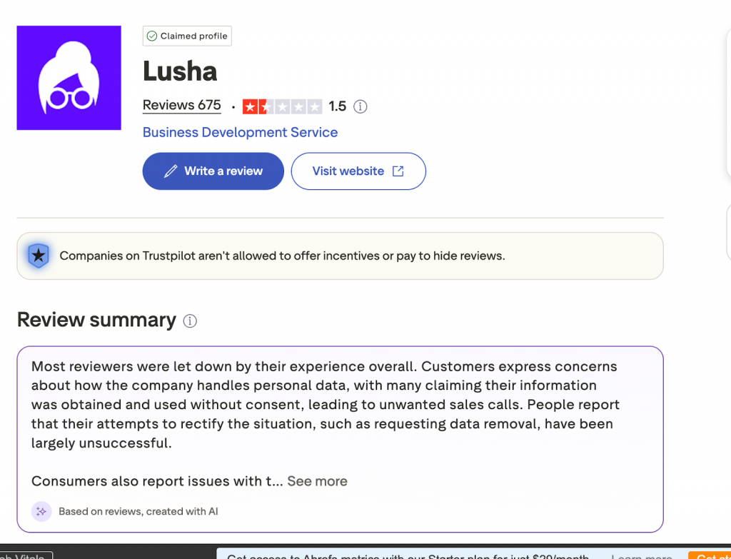 lusha how to find emails on linkedin