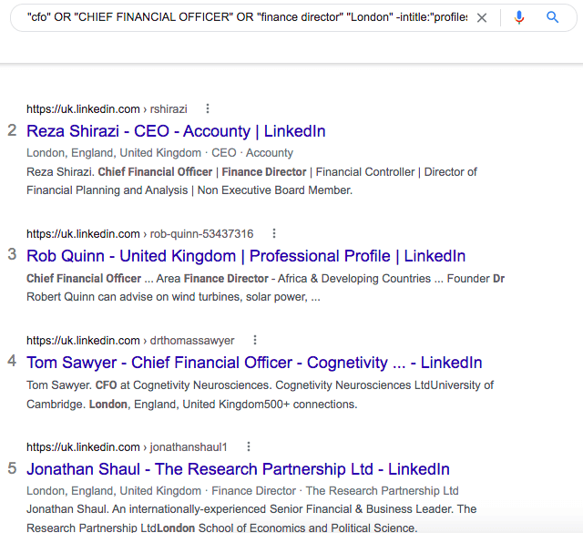 linkedin xray search example use