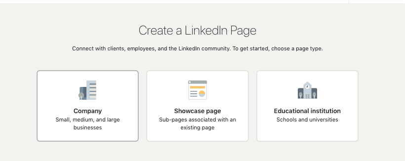 linkedin company page setup