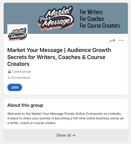 educational drip campaign linkedin group example