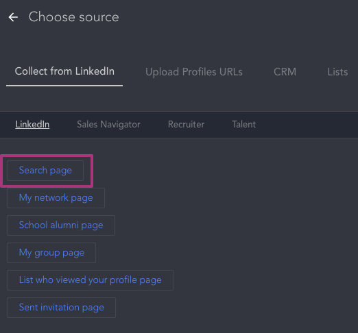 contacting recruiters on linkedin choose source linked helper