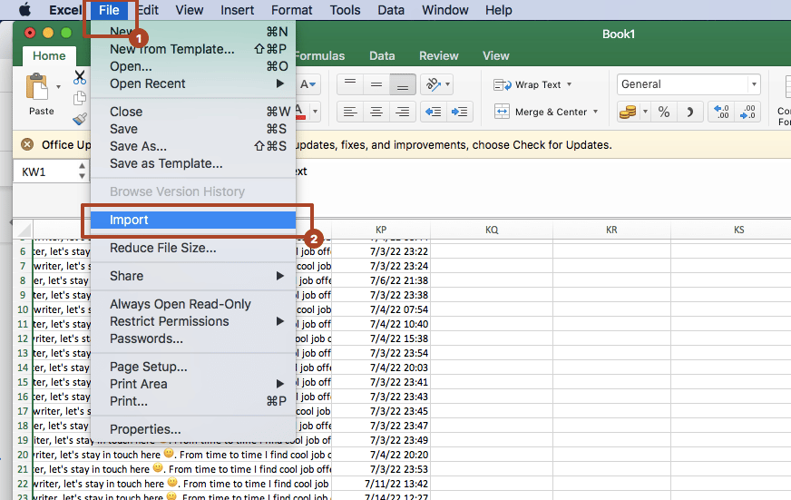 LinkedIn Sales Navigator export leads to Excel