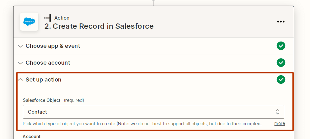 LinkedIn integration with Salesforce create record in Salesforce
