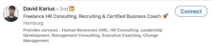 headline for LinkedIn for HR consulting