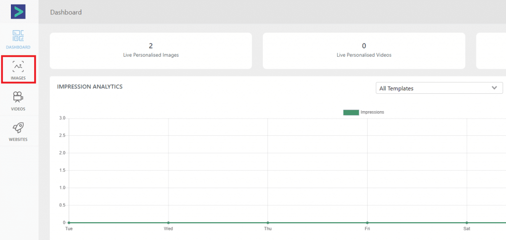 Hyperise dashboard example