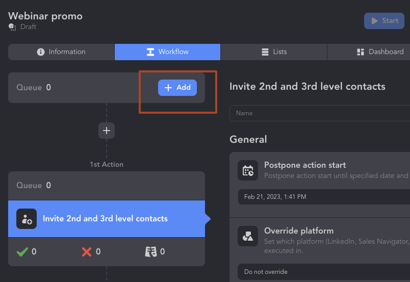 webinar promo linked helper campaign