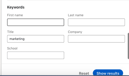 advanced people search linkedin search by keywords