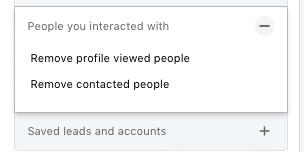 advanced people search linkedin remove profile