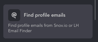 linkedin event find profile emails actions to scrape emails