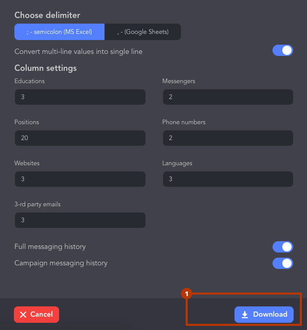 chatgpt and automation download csv file