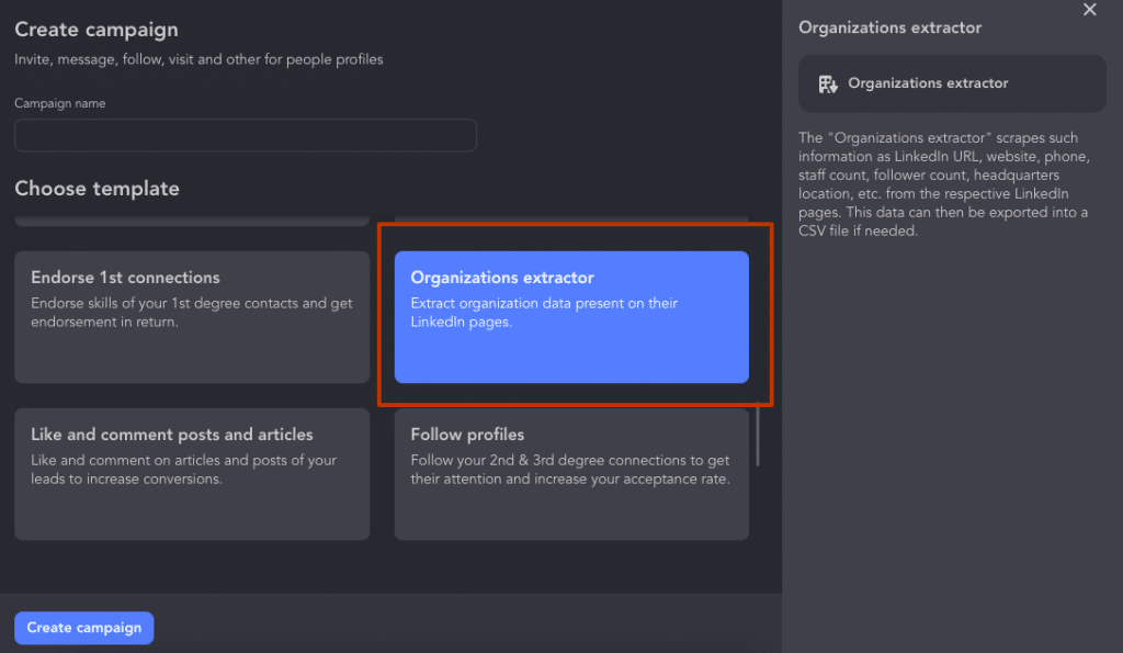 use organizations extractor to upload to chatgpt