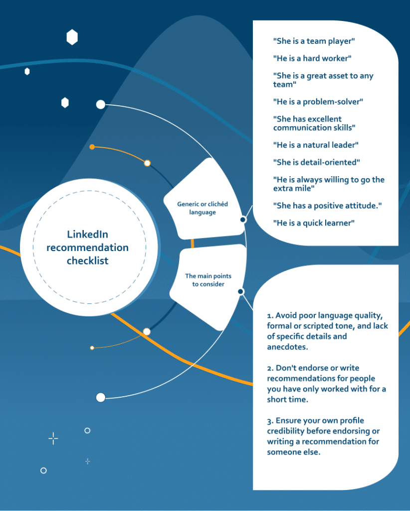 How to write a LinkedIn recommendation checklist