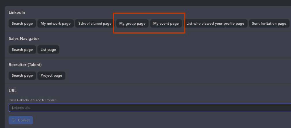 Messages through groups or events automation with linked helper