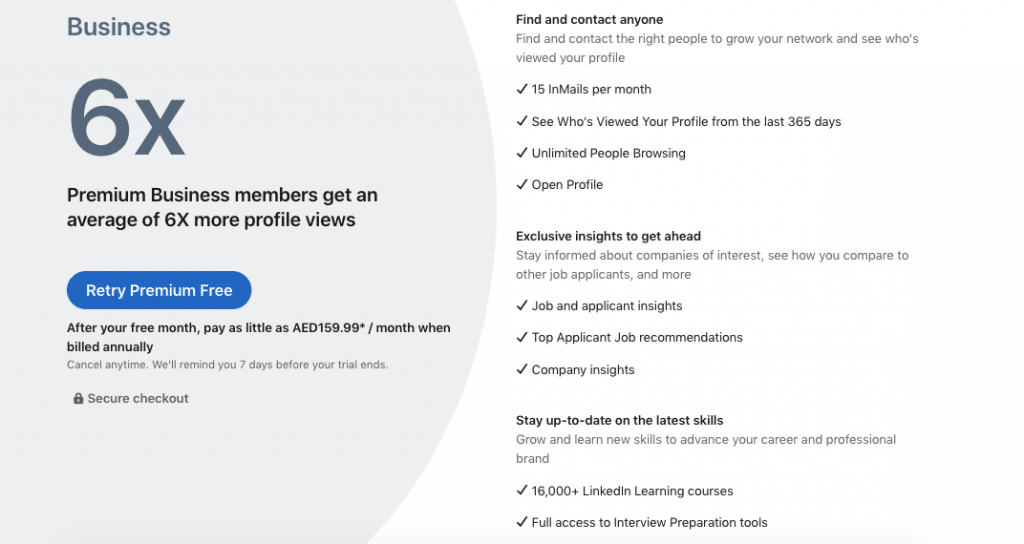 LinkedIn Premium pricing: Business plan pros and cons