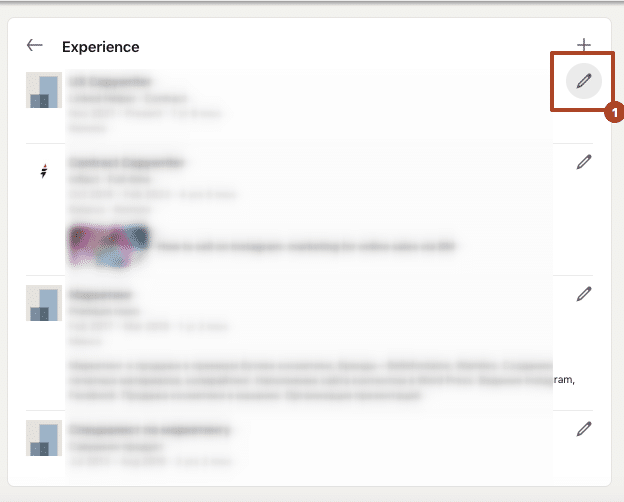 linkedin how to add promotion edit experience section