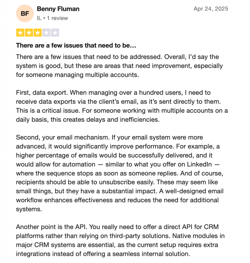 automation issues dripify review