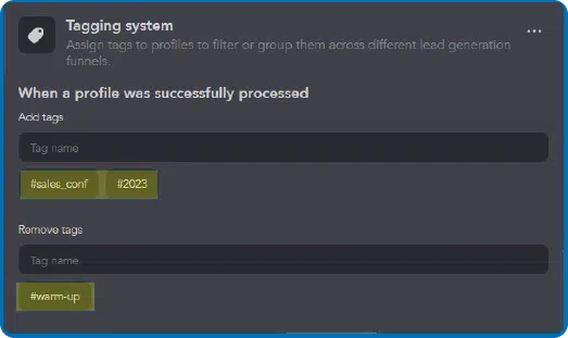 dripify alternative linked helper tagging