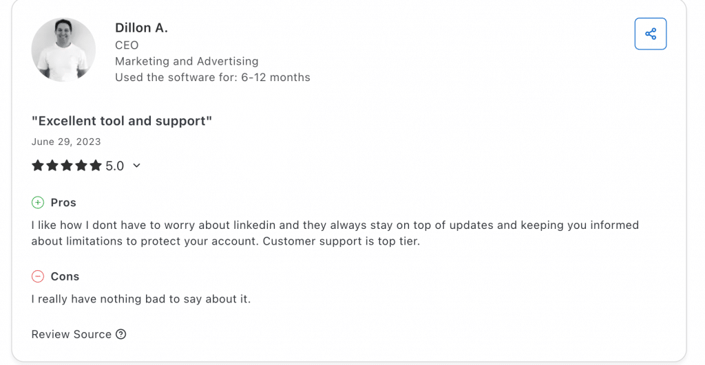 expandi reviews example 5 star