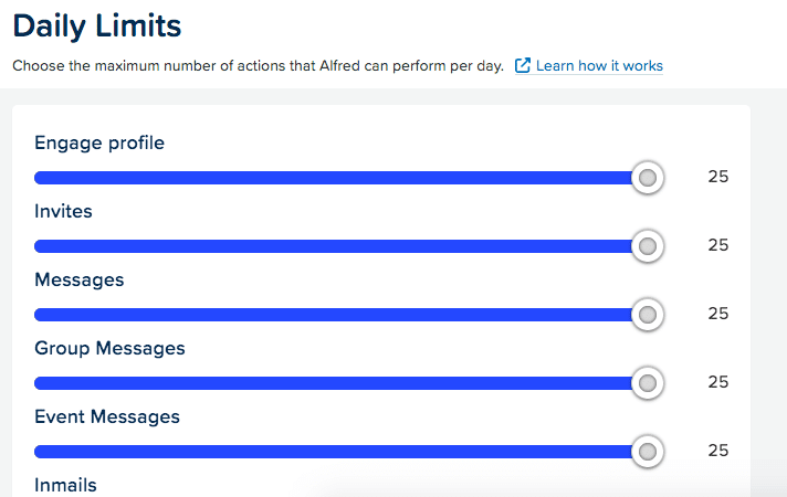 Meet Alfred Activity Control Panel