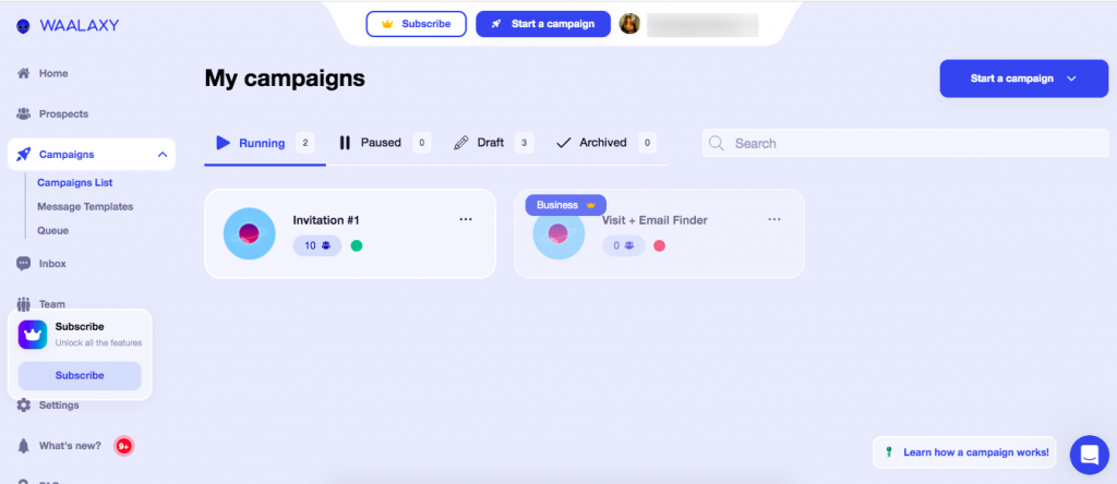  Linked Helper vs. Waalaxy Interface Comparison