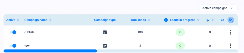 Linked Helper vs. Skylead interface - campaign creation in Skylead