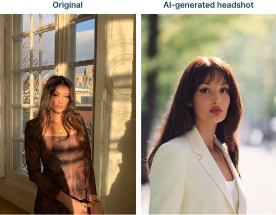 AI LinkedIn headshots - Aragon