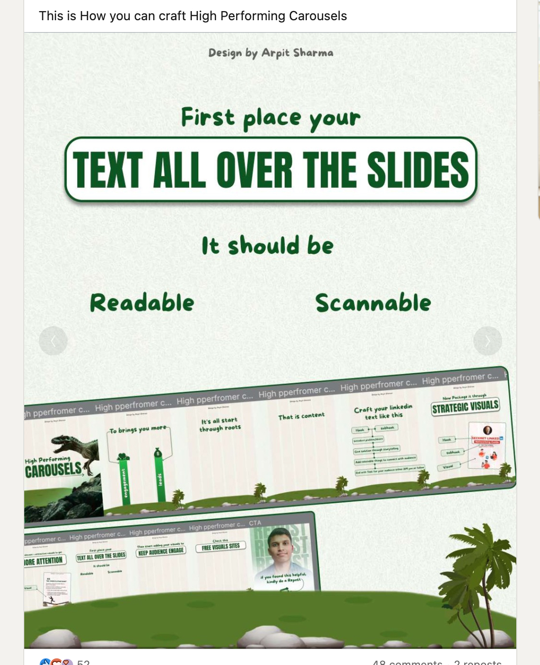 How to Create a LinkedIn Carousel Post + Examples and Ads