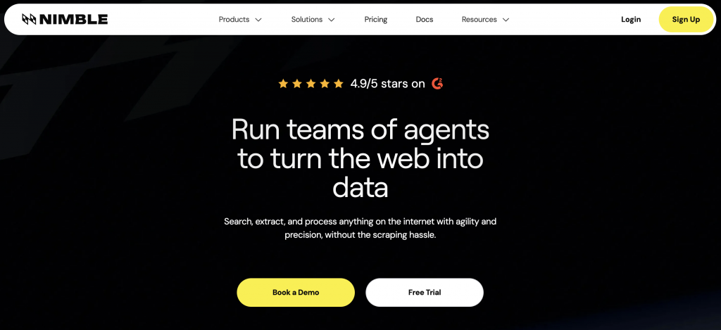 linkedin data extractor Nimbleway