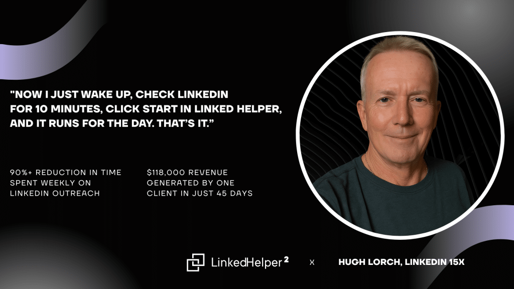 How Hugh Lorch Scaled LinkedIn 15X with Linked Helper