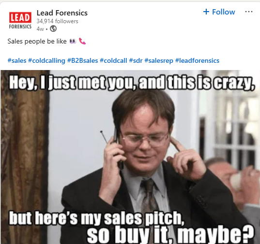 b2b sales strategy development cold calling post 
