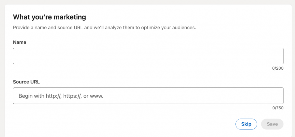 what you are marketing linkedin ads creation