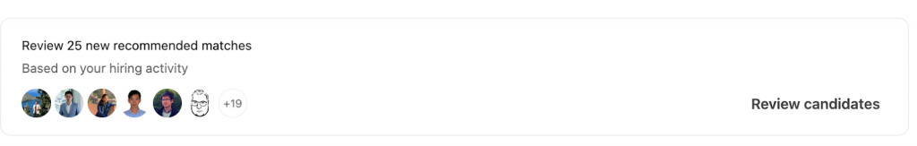 Recommended Matches  linkedin talent solutions features 