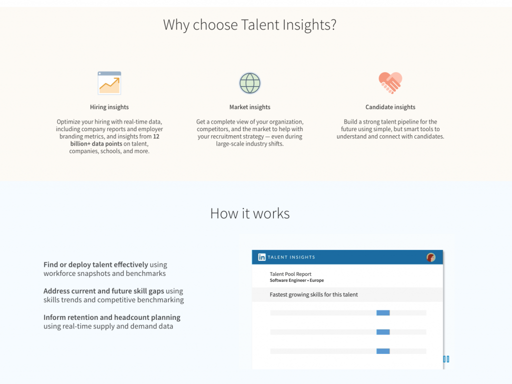 linkedin talent solutions why choose talent insights 