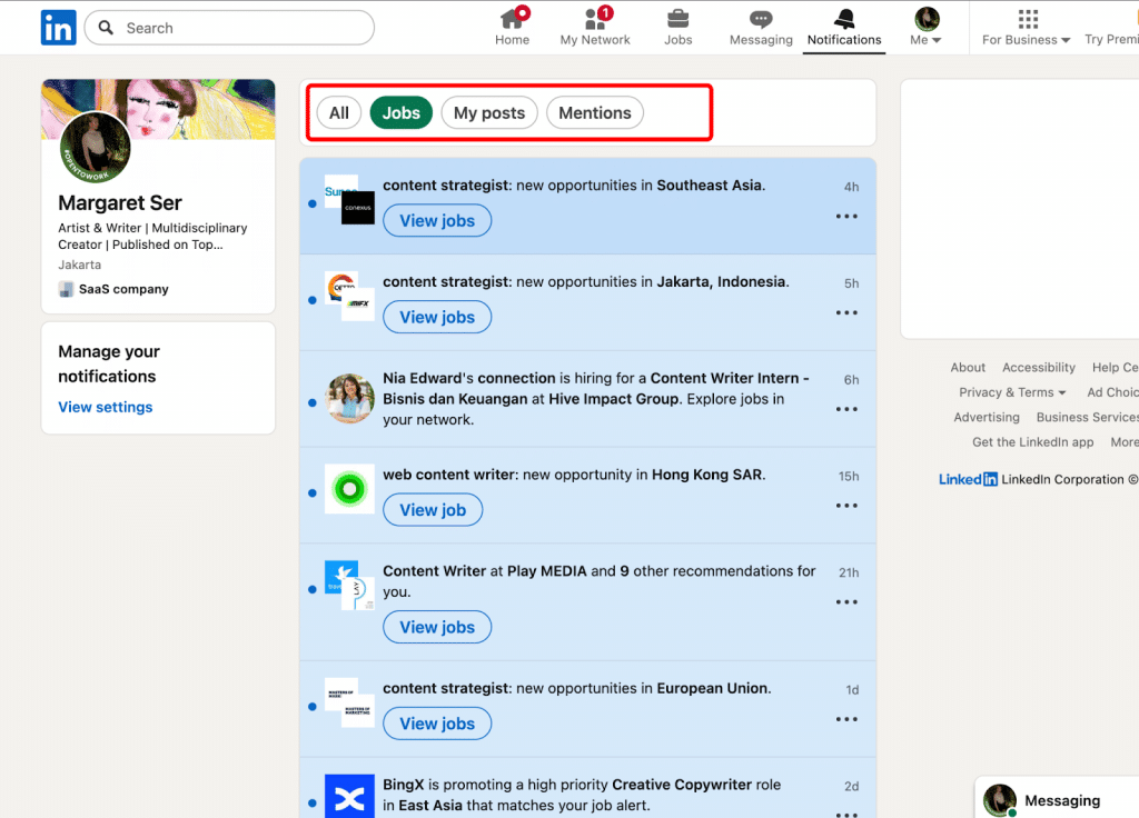 linkedin vs indeed networking tools example