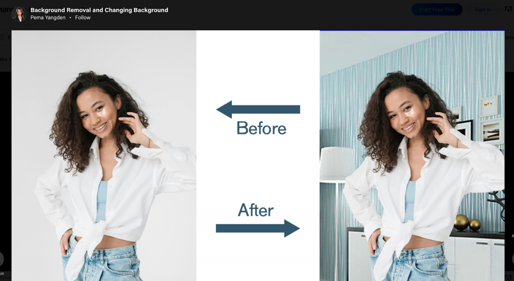 portfolio on linkedin, add portfolio link linkedin before and after
