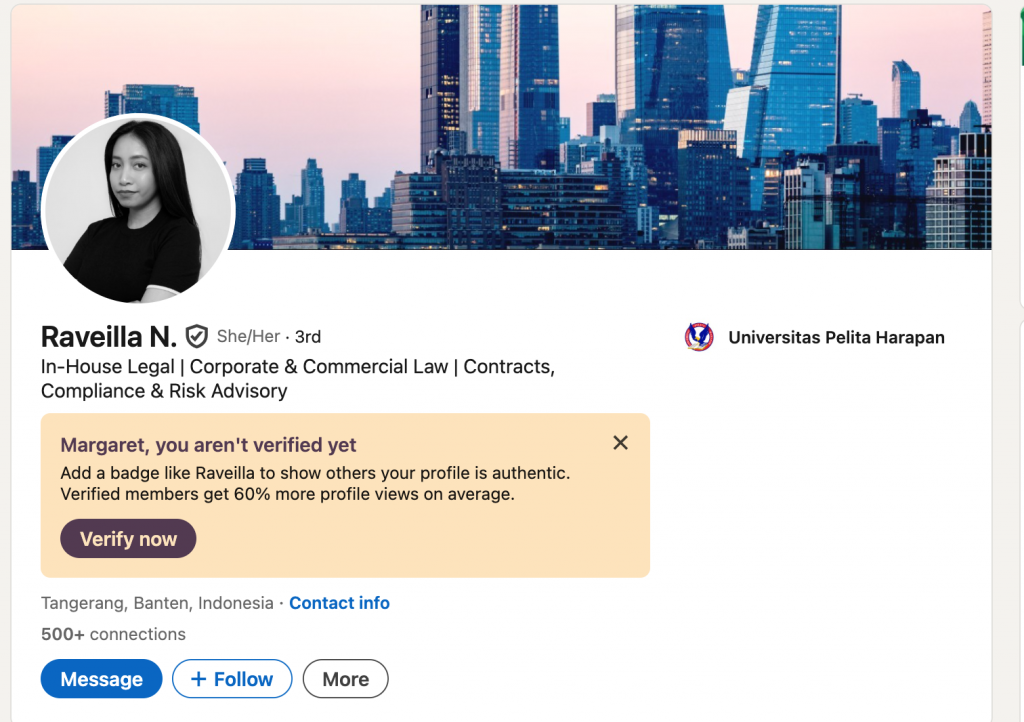 creator mode Follow instead of Connect button