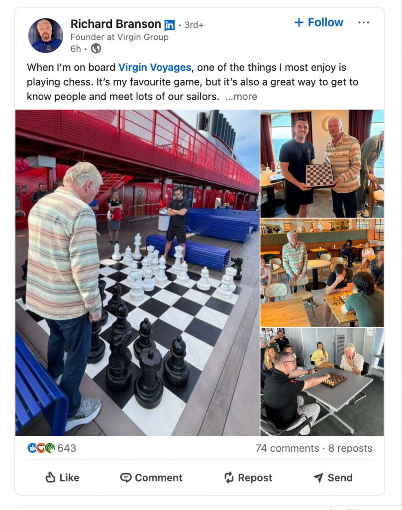 personal post by creator example