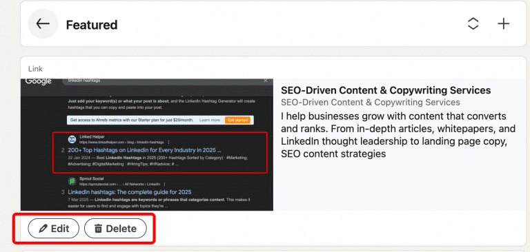 How to Create and Optimize Your LinkedIn Featured Section | LH2
