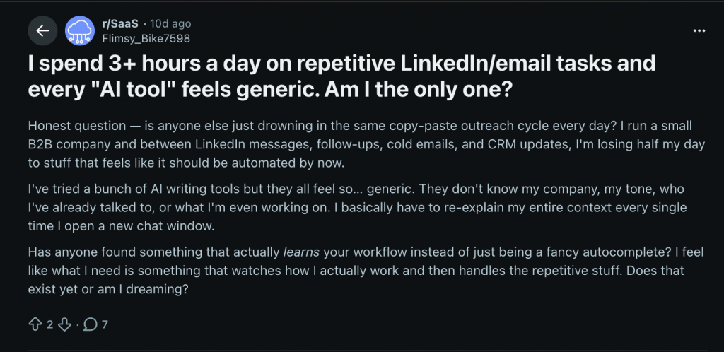 linkedin emails and tasks review reddit 