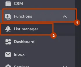 List-Manager-Funktion im Tool für die Kontaktaufnahme auf LinkedIn