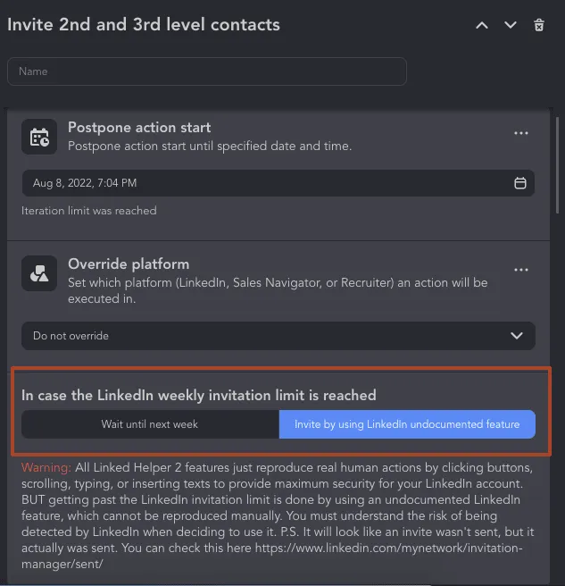 Kontaktanfragen an Kontakte zweiten und dritten Grades auf LinkedIn