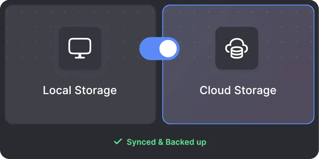Local & Cloud Storage