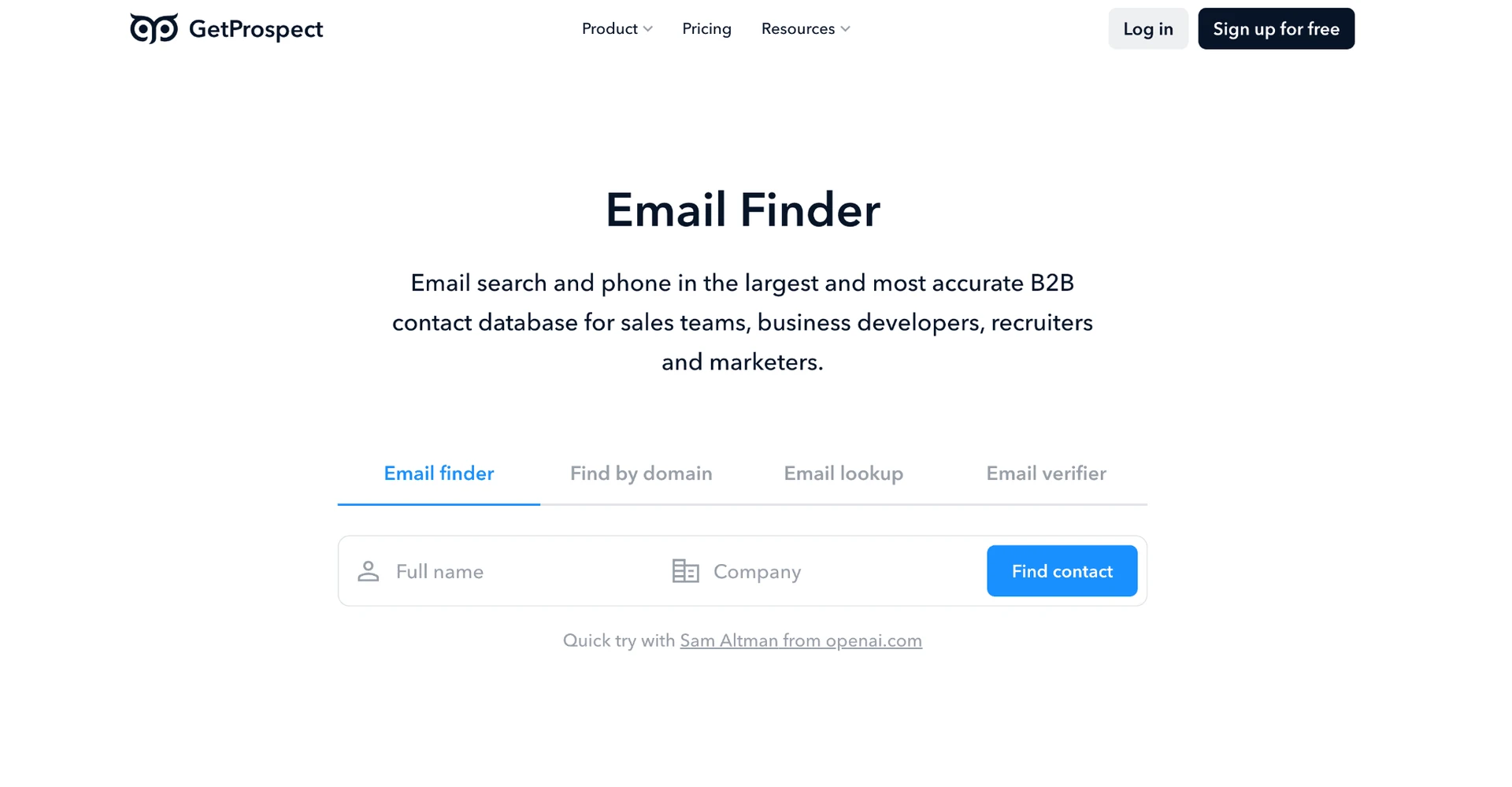 7. GetProspect