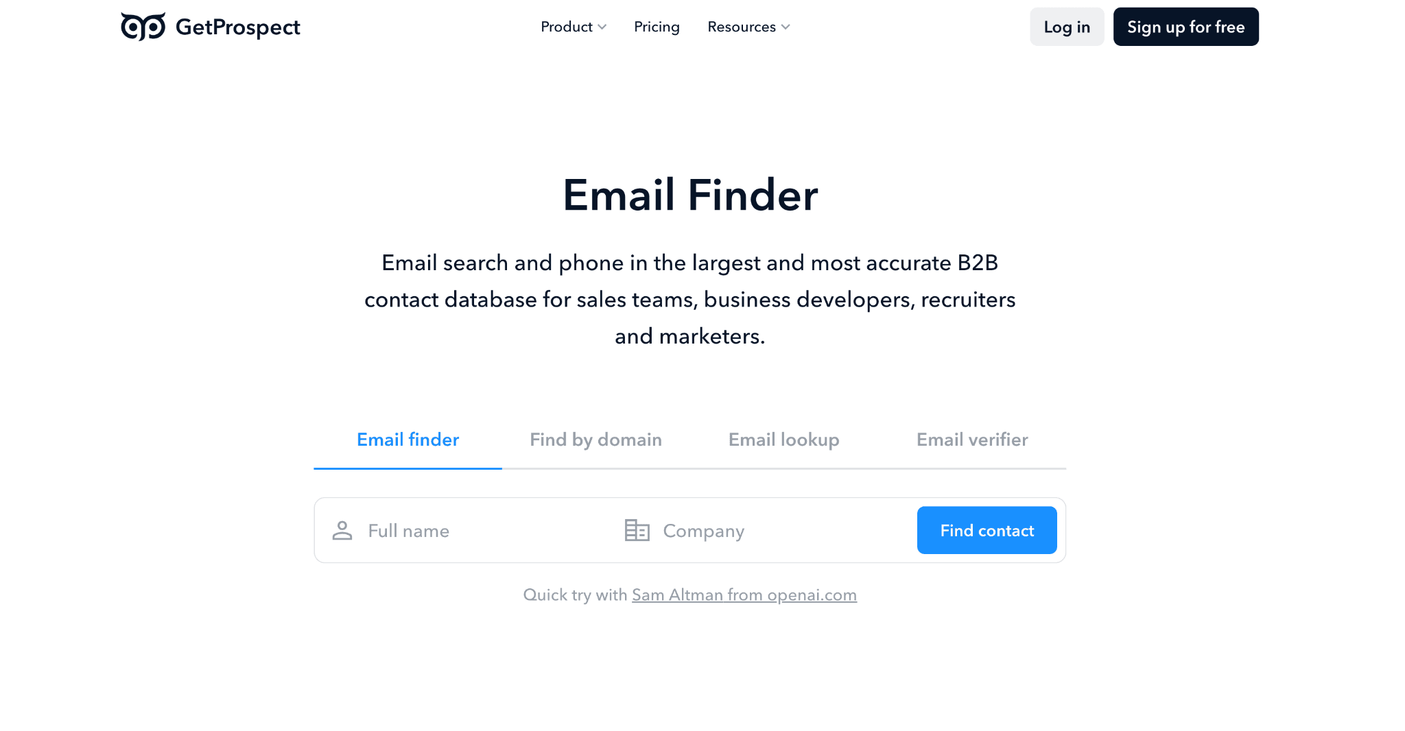 7. GetProspect