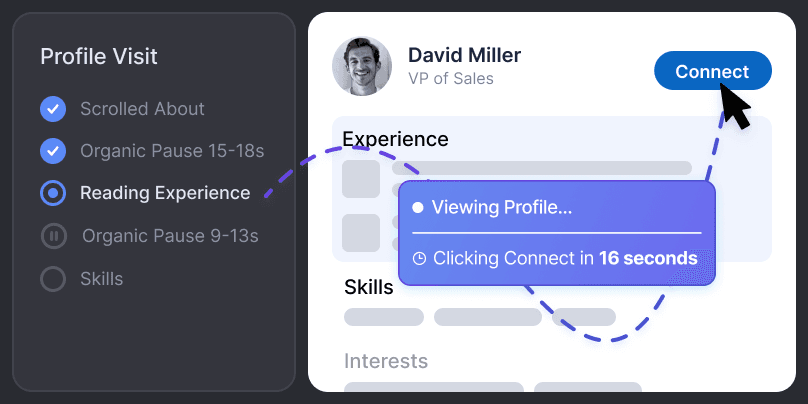 Organic Scrolling & Pauses