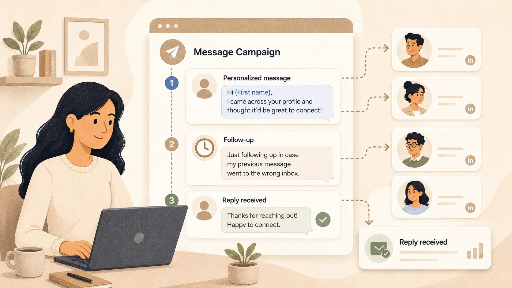 LinkedIn Message Automation: The Definitive Guide