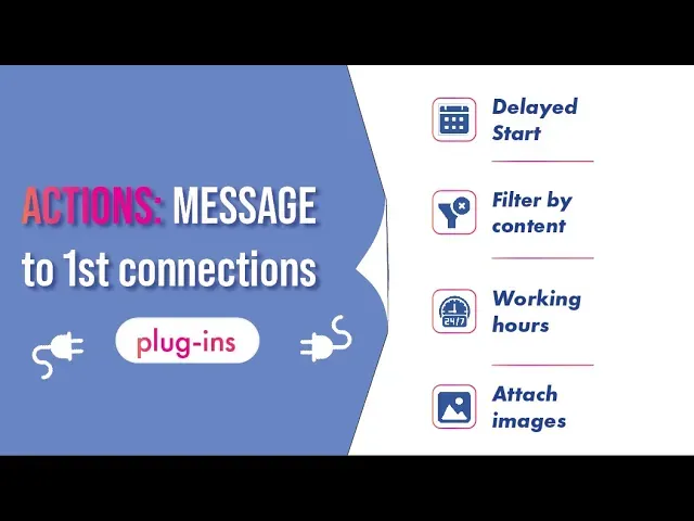 Message to 1st connections