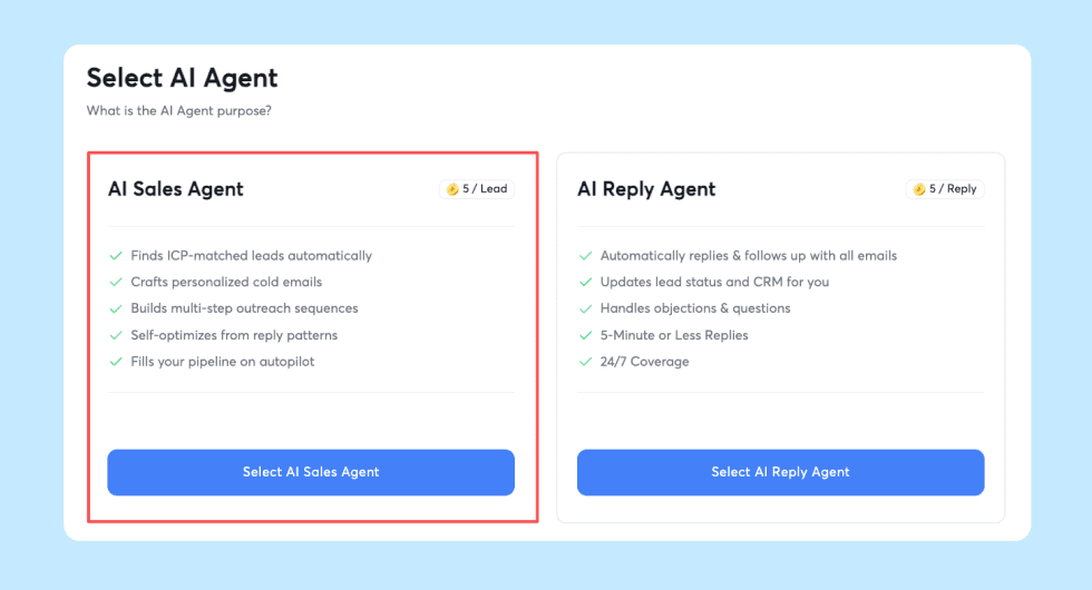 AI Agents & Instantly Credits