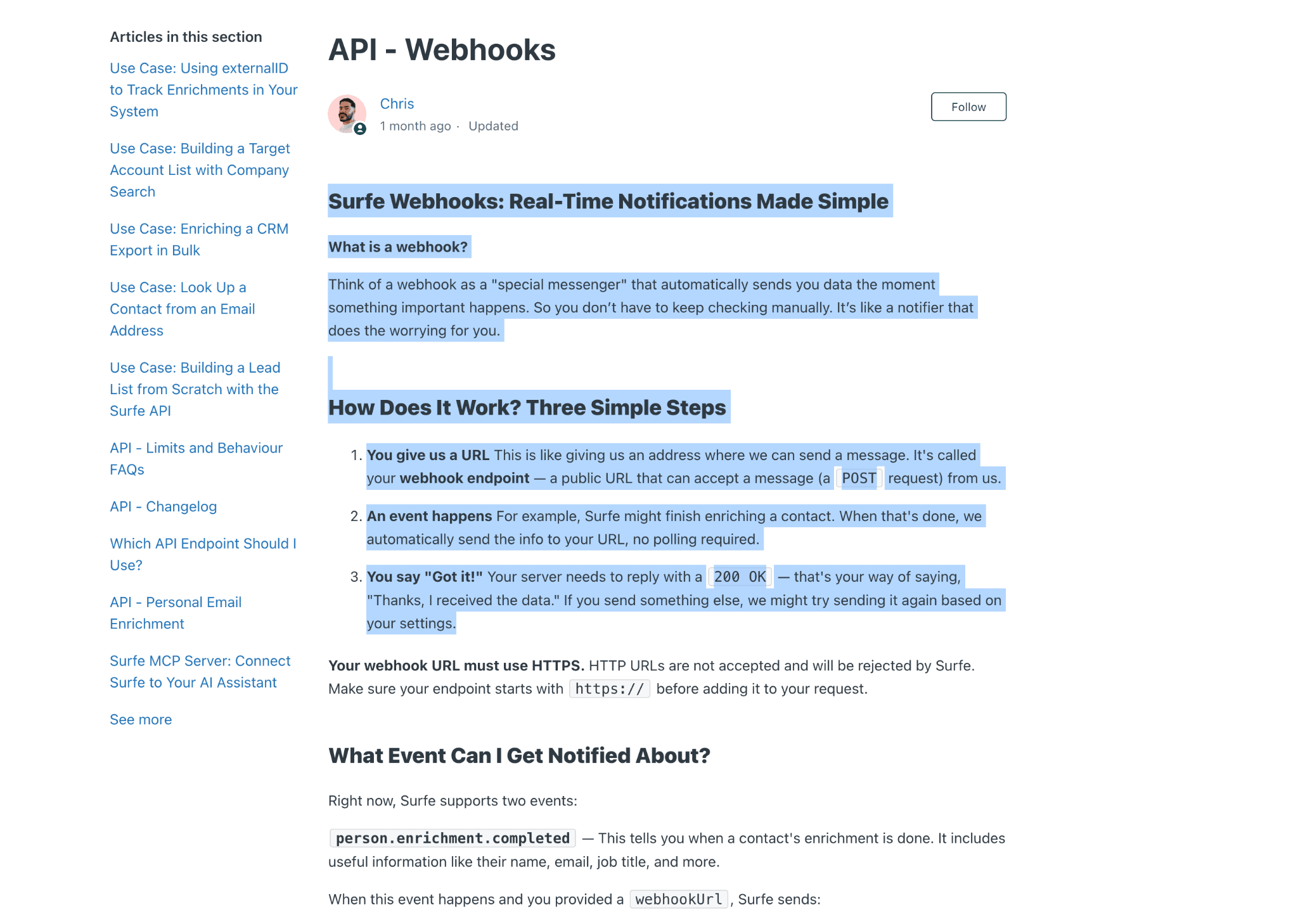 API, Webhooks, Massenanfragen und gemeinsam genutzte Teamkontingente